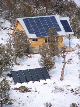 solar hot water and photovoltaic collectors
